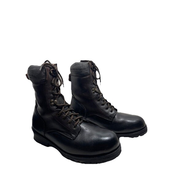 RedHead Waterproof Boots AMK-1224 Size 12M Lace-Up Leather  Black EUC ***READ*** main image 5